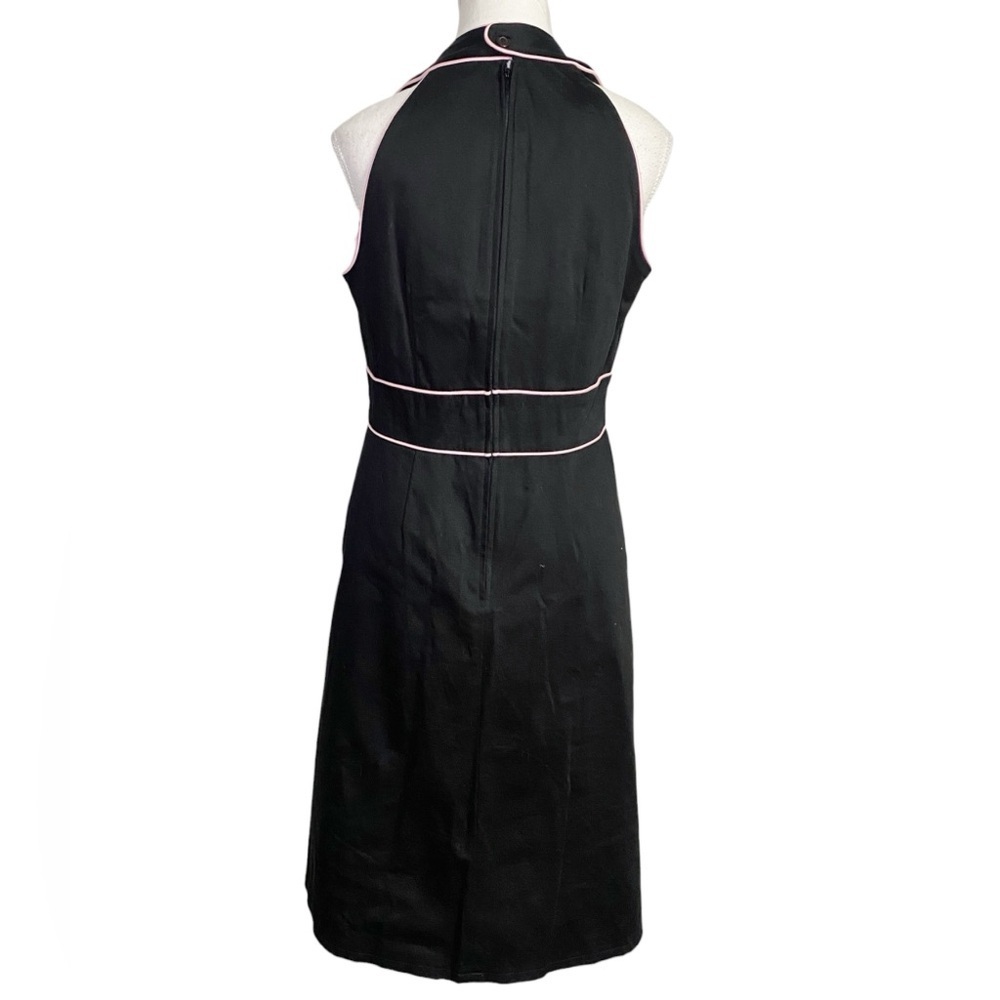 Sag Harbor Black Dress with Floral Embroidery - Picture 2 of 16
